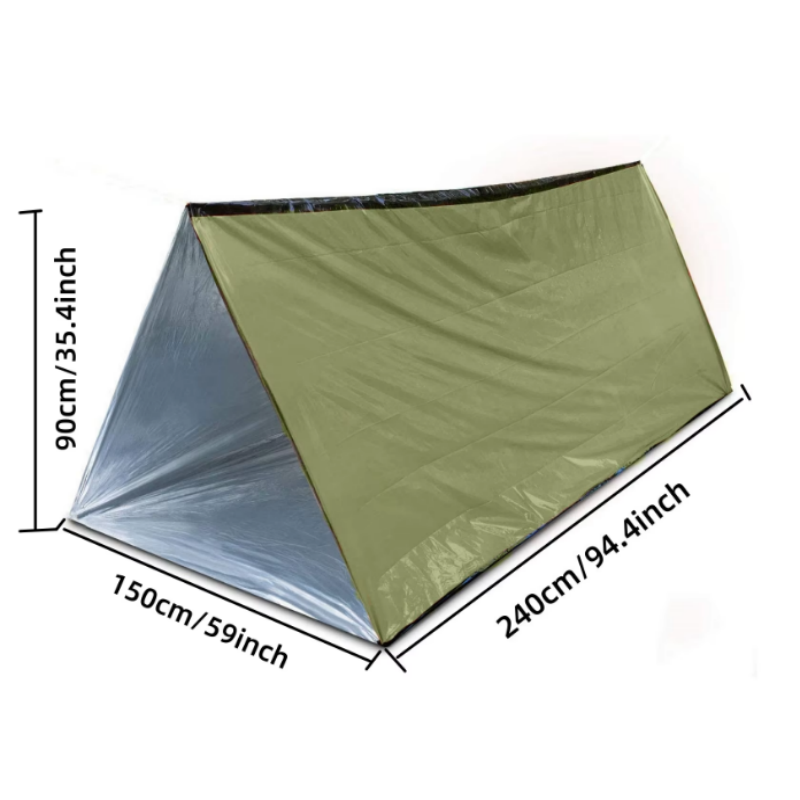 Tente d'urgence réutilisable e - Emergency Mylar Tent avis et prix