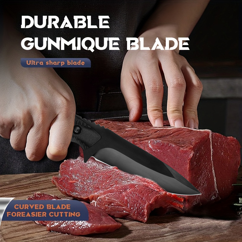 Couteau à lame fixe noir, acie - Bushcraft Knife Fixed avis et prix