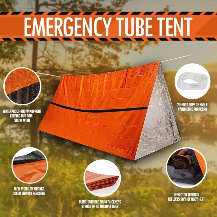 Sac de couchage d'urgence Anti - Emergency Mylar Tent avis et prix