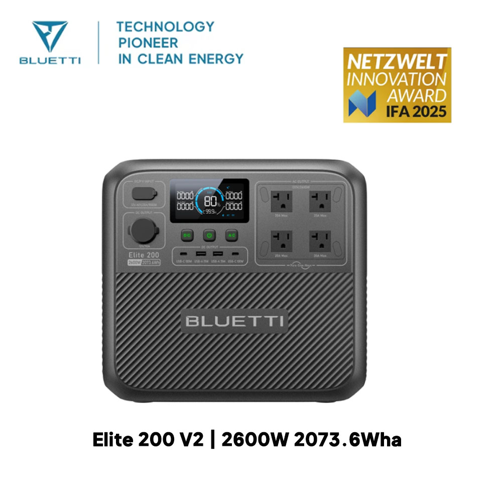 【Renew】BLUETTI Elite 200 V2 St - Solar Emergency Charger avis et prix