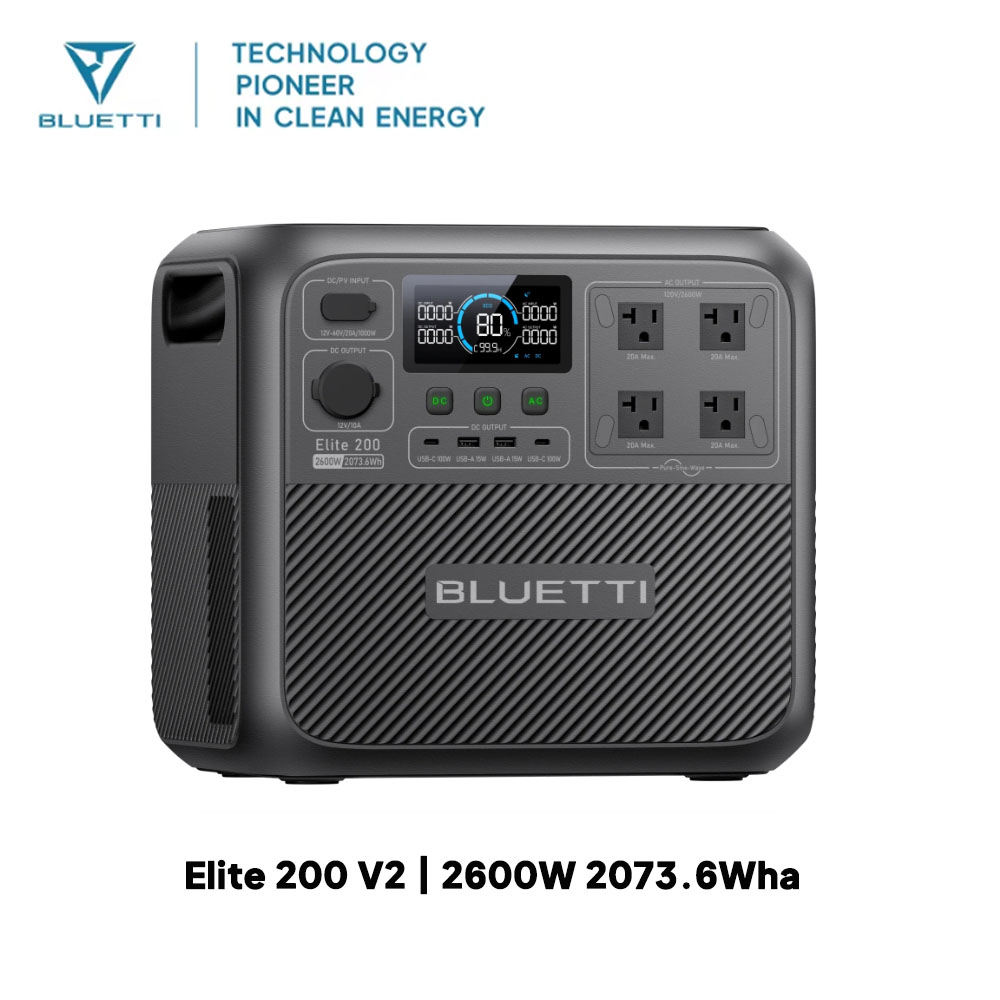 【Renew】BLUETTI Elite 200 V2 St - Solar Emergency Charger avis et prix