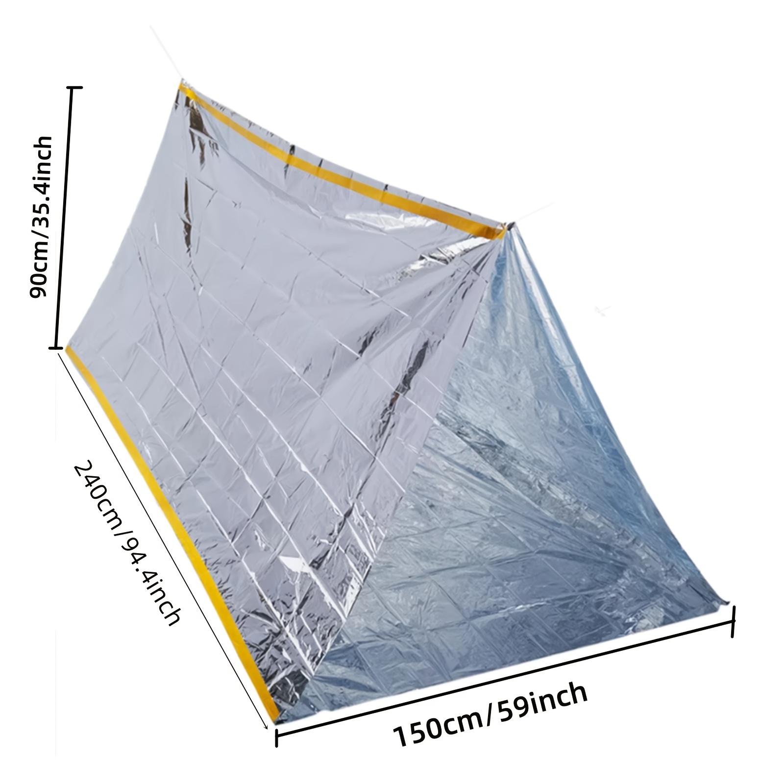 Tente thermique compacte d'urg - Emergency Mylar Tent avis et prix